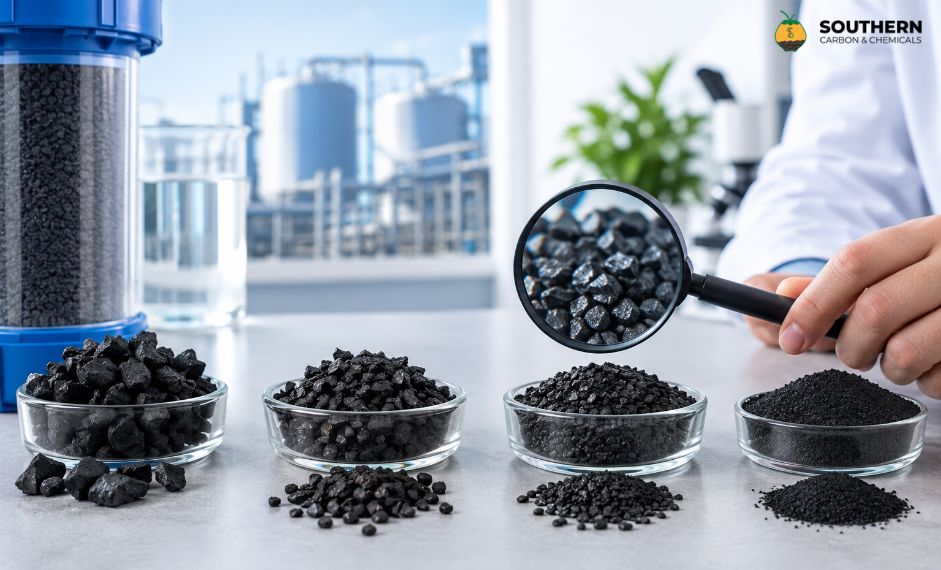 ACTIVATED CARBON PARTICLE SIZE HOW TO CHOOSE THE RIGHT GRADE FOR YOUR APPLICATION 1 Southern Carbon